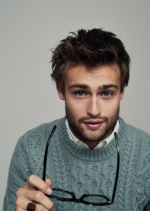 Douglas Booth spitting his gum into your hand